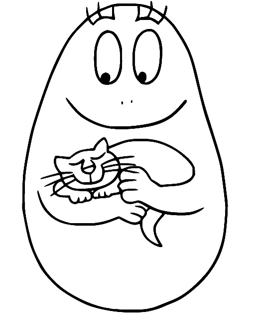 Desenhos de Barbapapa Para Colorir 14