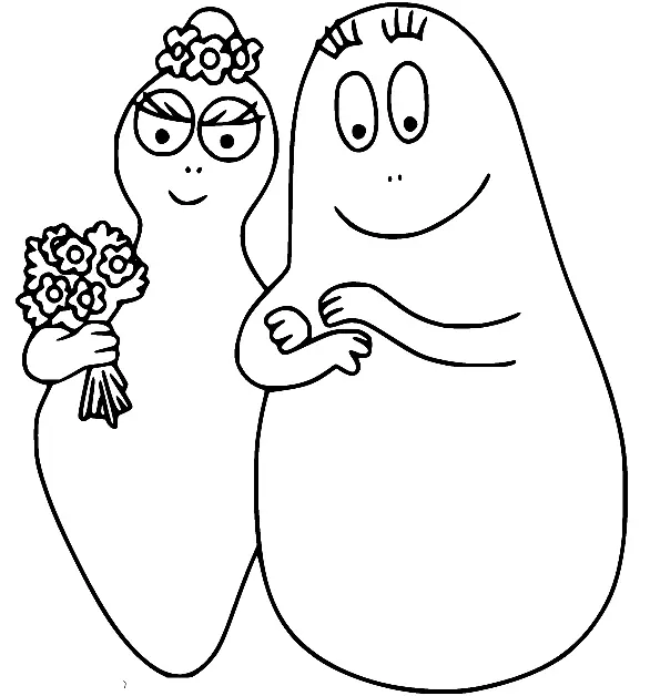 Desenhos de Barbapapa Para Colorir 18