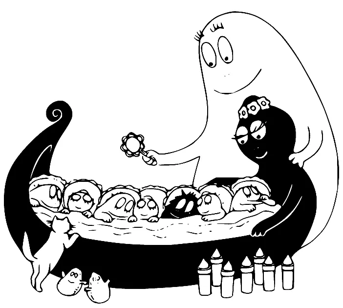 Desenhos de Barbapapa Para Colorir 19