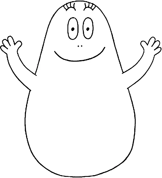 Desenhos de Barbapapa Para Colorir 2