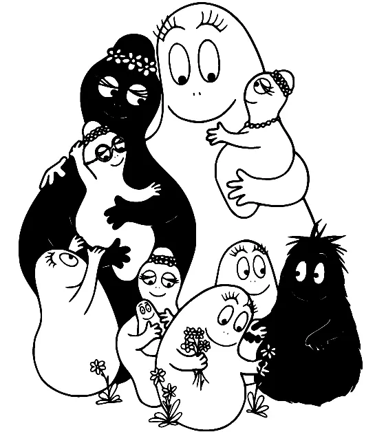 Desenhos de Barbapapa Para Colorir 29