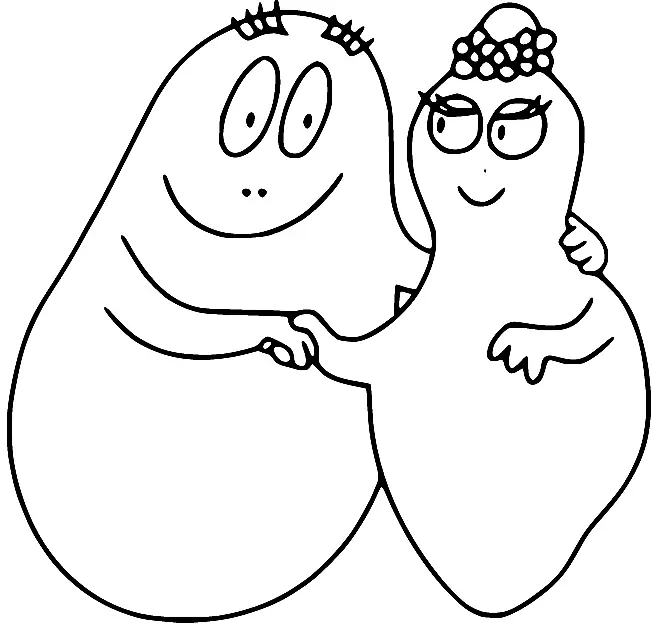 Desenhos de Barbapapa Para Colorir 36