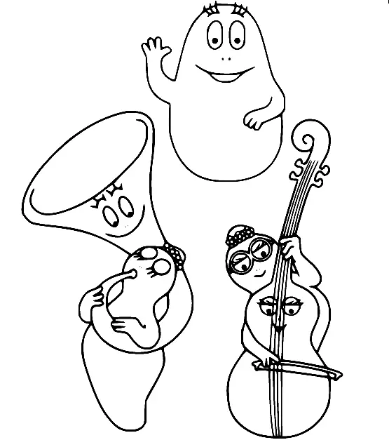 Desenhos de Barbapapa Para Colorir 39