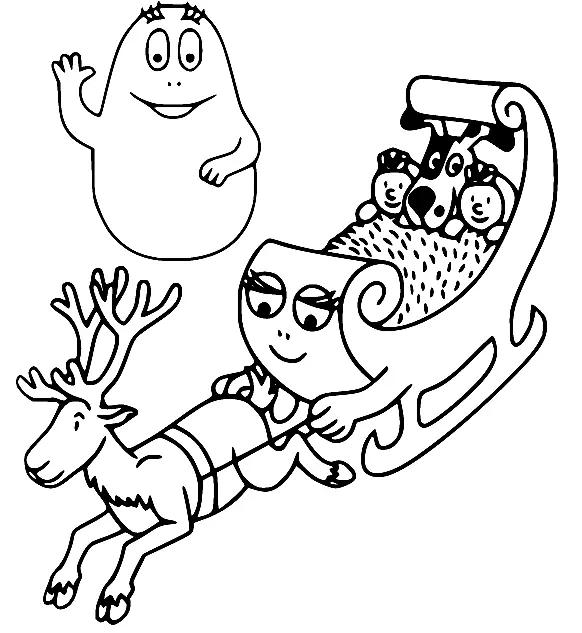 Desenhos de Barbapapa Para Colorir 40