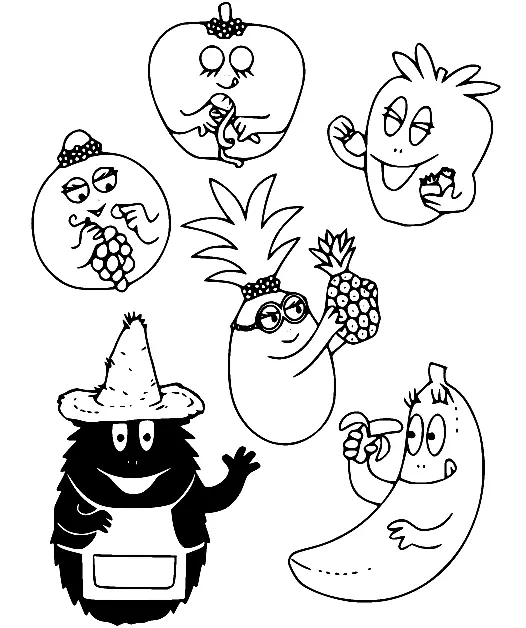 Desenhos de Barbapapa Para Colorir 41