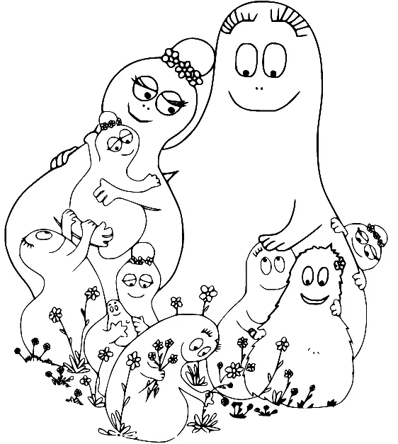 Desenhos de Barbapapa Para Colorir 8