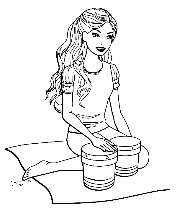 Desenhos de Barbie Para Colorir