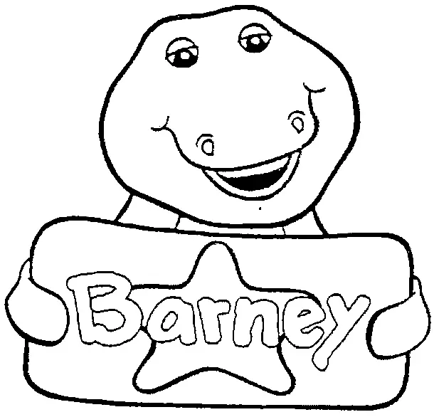 Desenhos de Barney e Seus Amigos Para Colorir 2