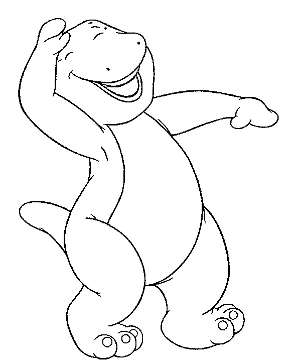 Desenhos de Barney e Seus Amigos Para Colorir 21