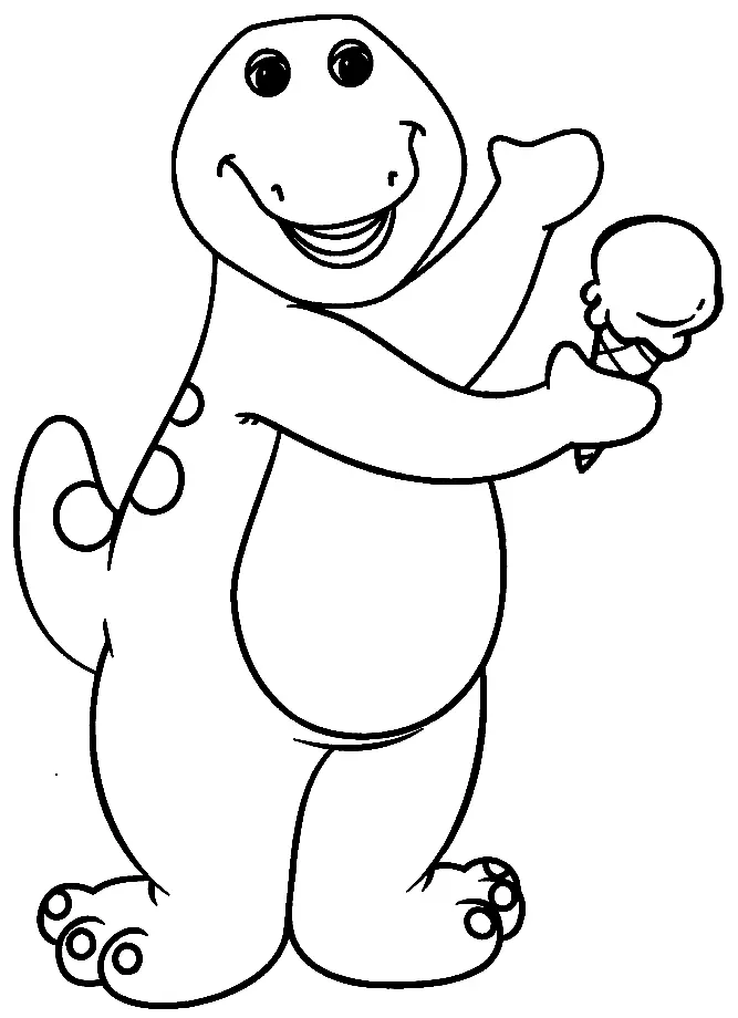 Desenhos de Barney e Seus Amigos Para Colorir 28