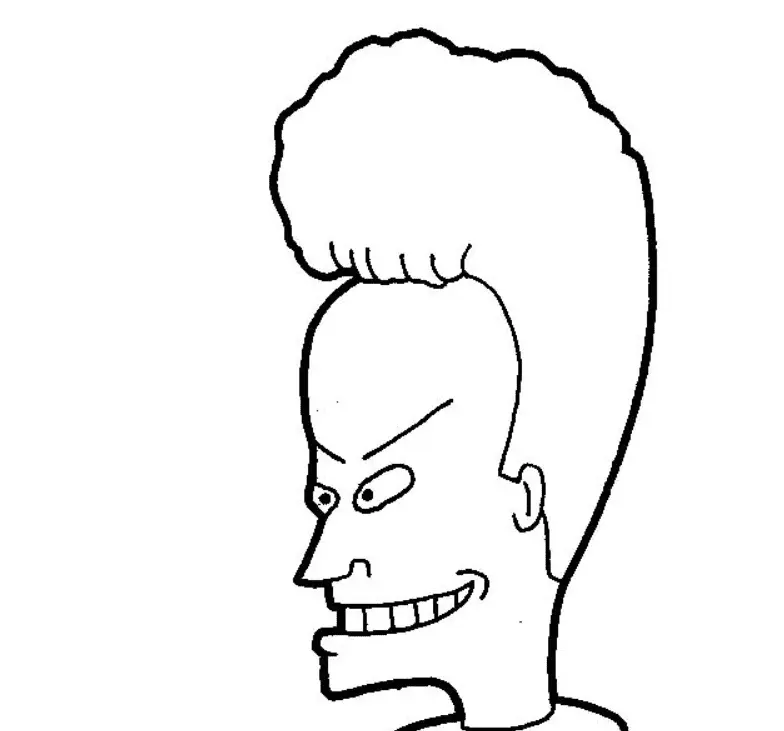 Desenhos de Beavis e Butt-Head fazem o universo Para Colorir