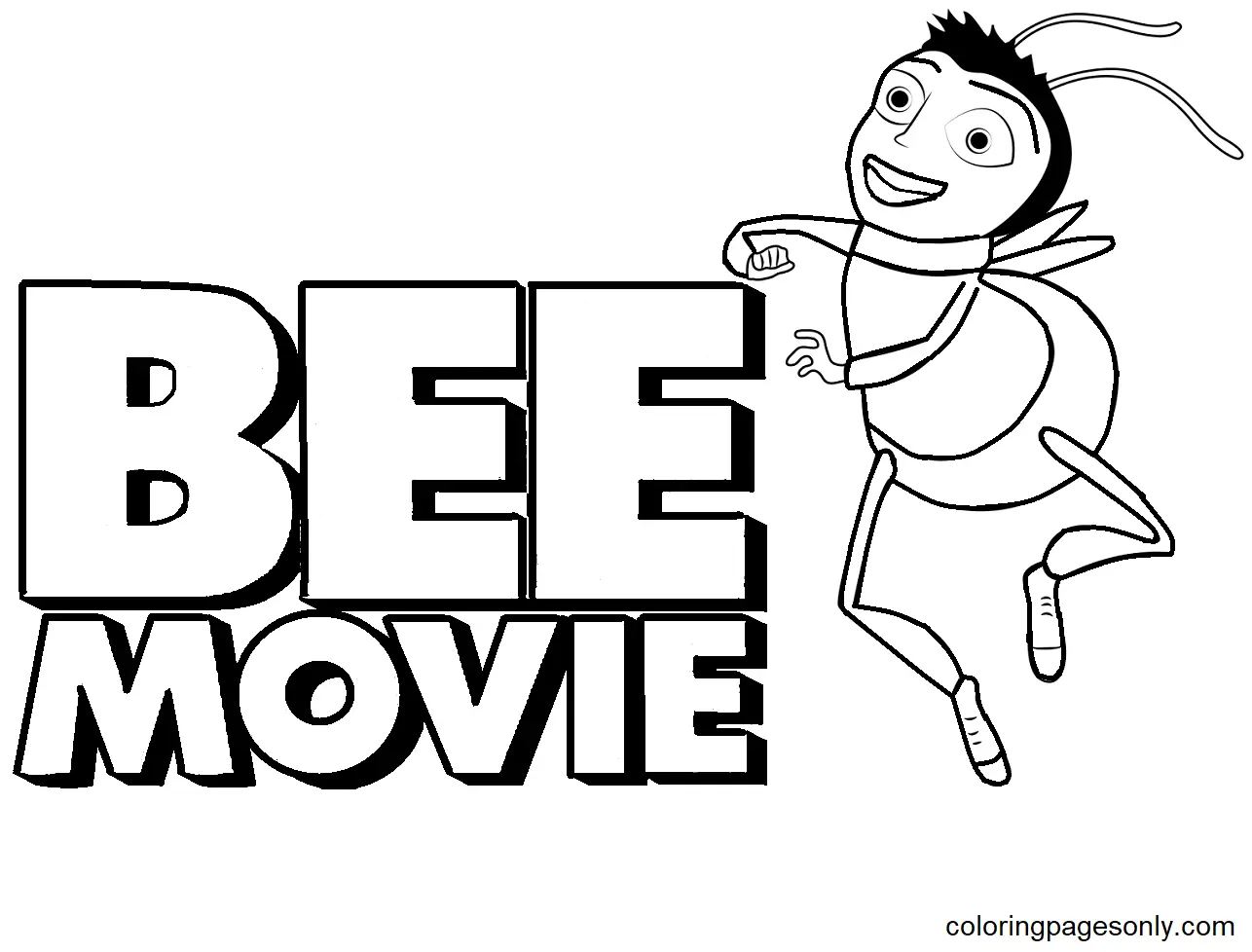 Desenhos de Bee Movie Para Colorir 1