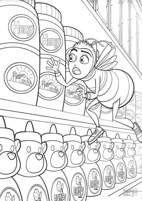 Desenhos de Bee Movie Para Colorir 17