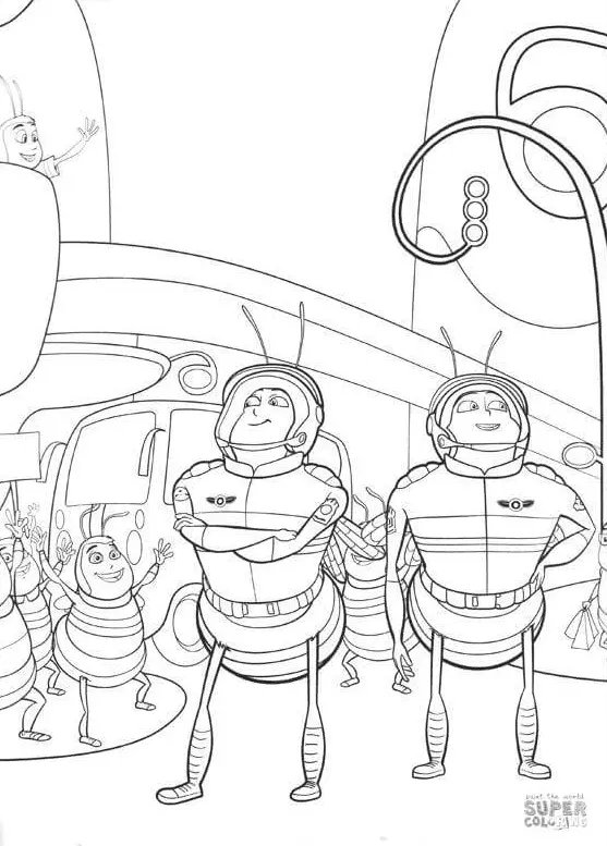 Desenhos de Bee Movie Para Colorir 24