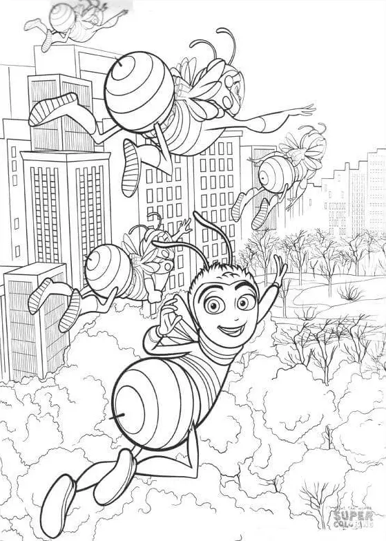 Desenhos de Bee Movie Para Colorir 25