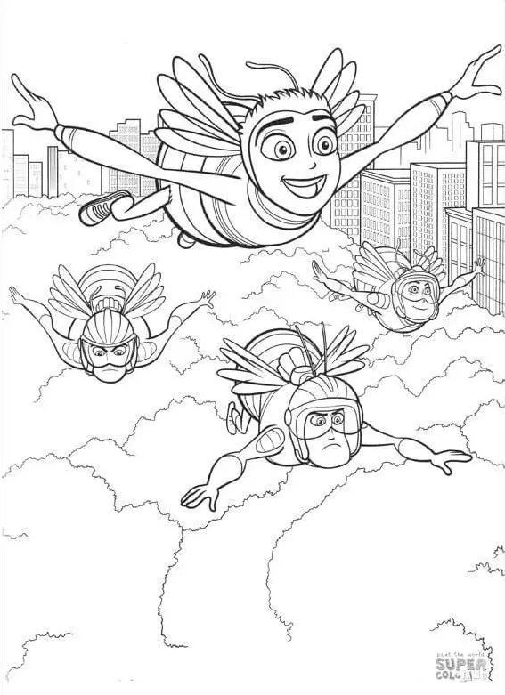 Desenhos de Bee Movie Para Colorir 31