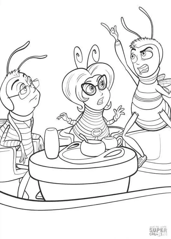 Desenhos de Bee Movie Para Colorir 37