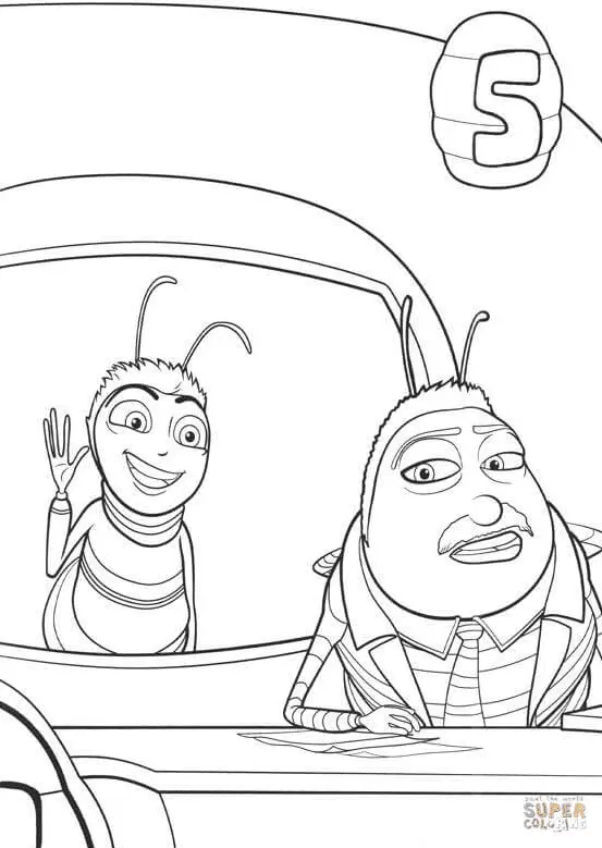 Desenhos de Bee Movie Para Colorir 39