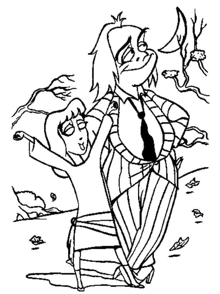 Desenhos de Beetlejuice Para Colorir