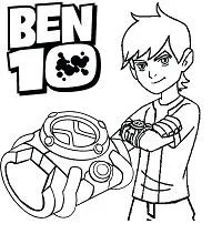 Desenhos de Ben 10 Para Colorir 1