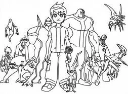 Desenhos de Ben 10 Para Colorir 2