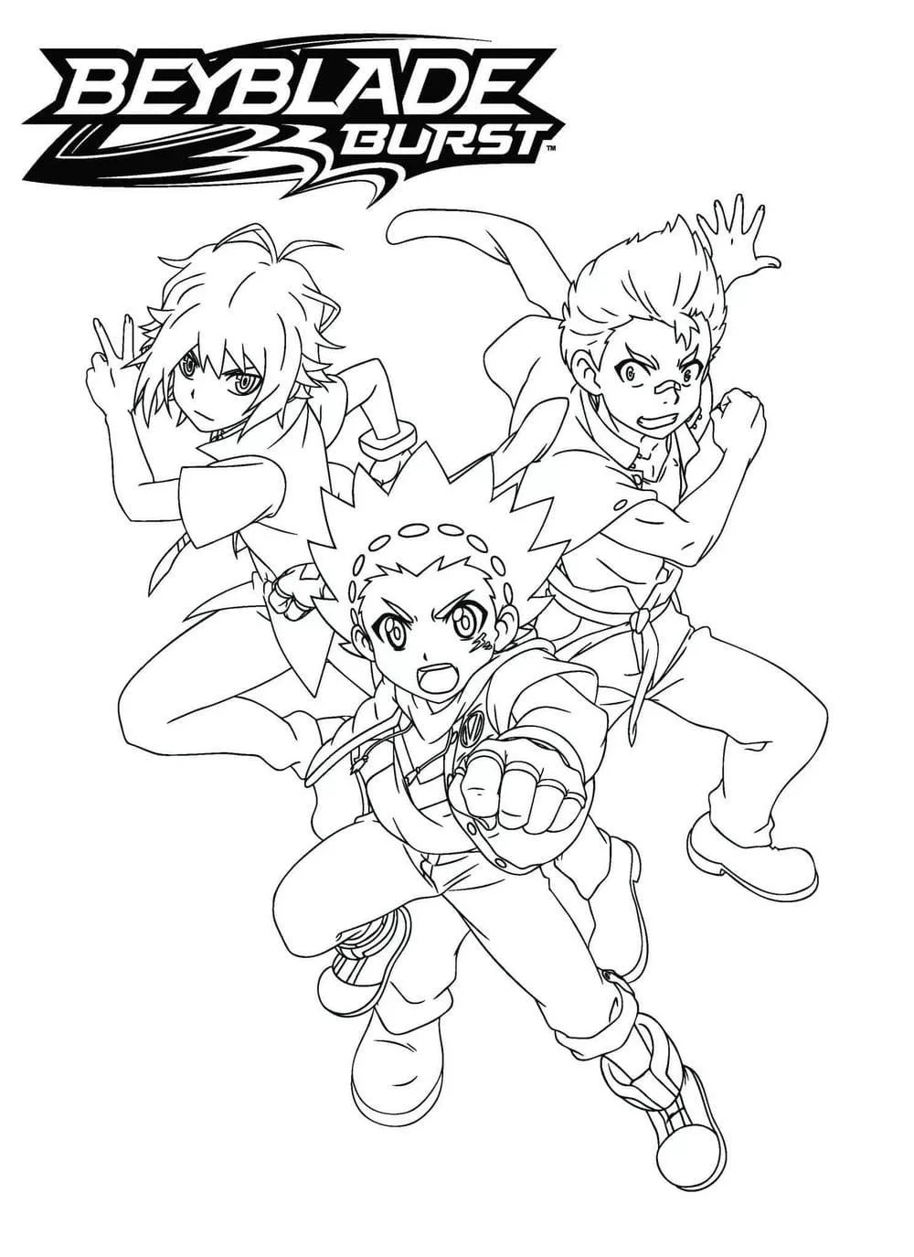 Desenhos de Beyblade Para Colorir 53