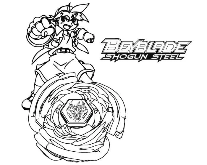 Desenhos de Beyblade Para Colorir 56