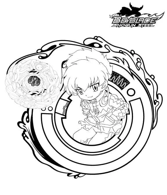 Desenhos de Beyblade Para Colorir 59