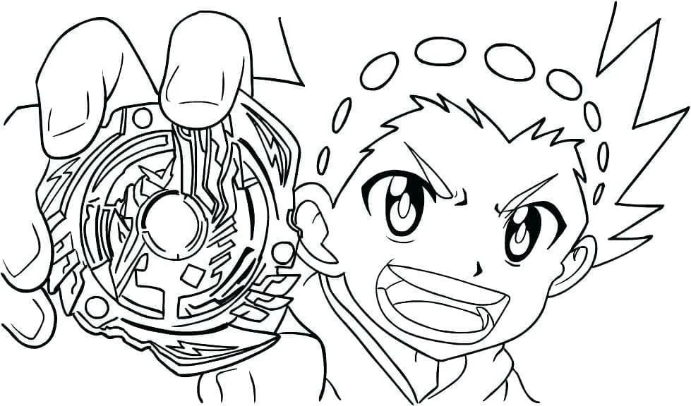 Desenhos de Beyblade Para Colorir 62