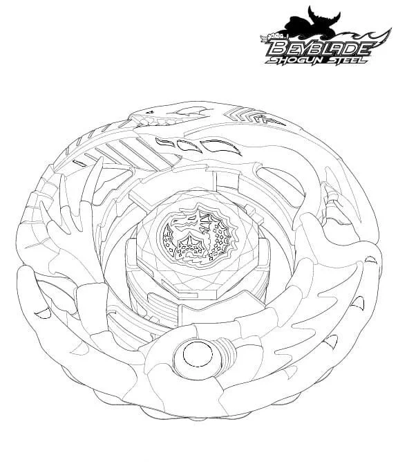 Desenhos de Beyblade Para Colorir 65