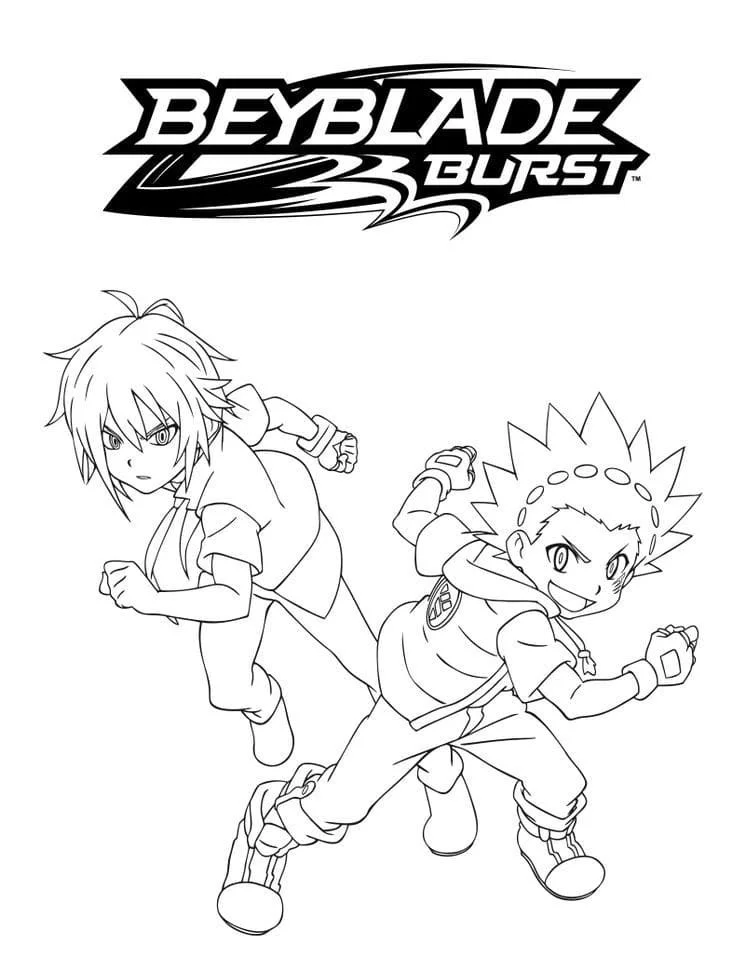 Desenhos de Beyblade Para Colorir 67