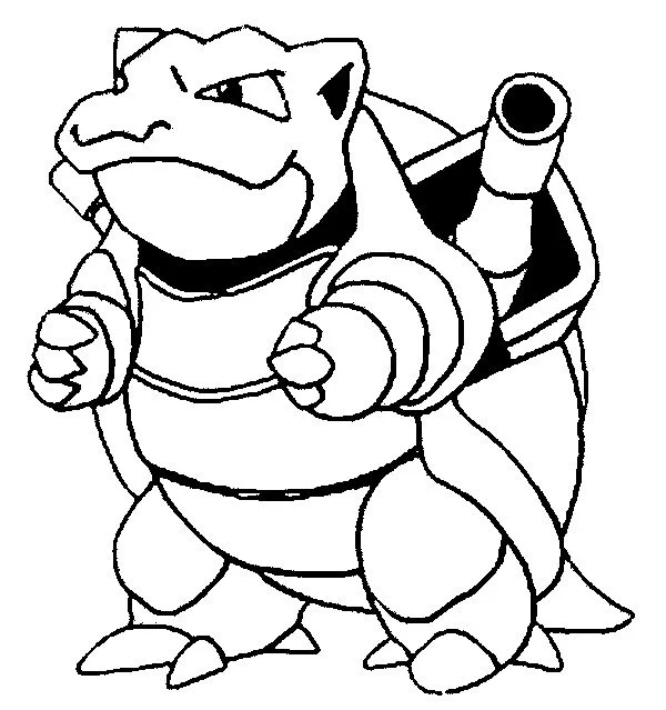 Desenhos de Blastoise Para Colorir 10