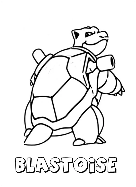 Desenhos de Blastoise Para Colorir 13