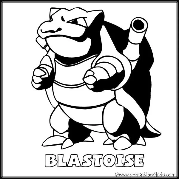 Desenhos de Blastoise Para Colorir 16