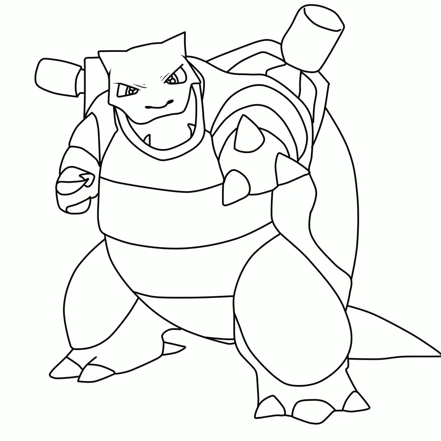 Desenhos de Blastoise Para Colorir 4