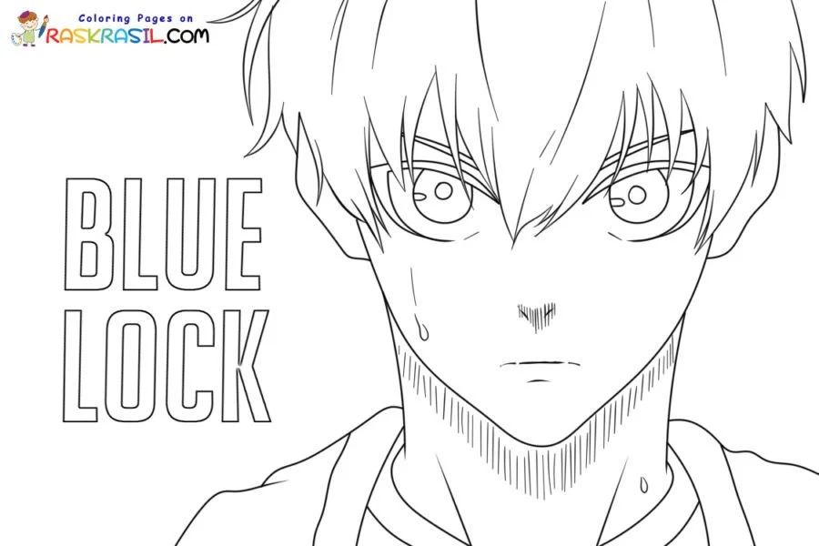 Desenhos de Blue Lock Para Colorir 1