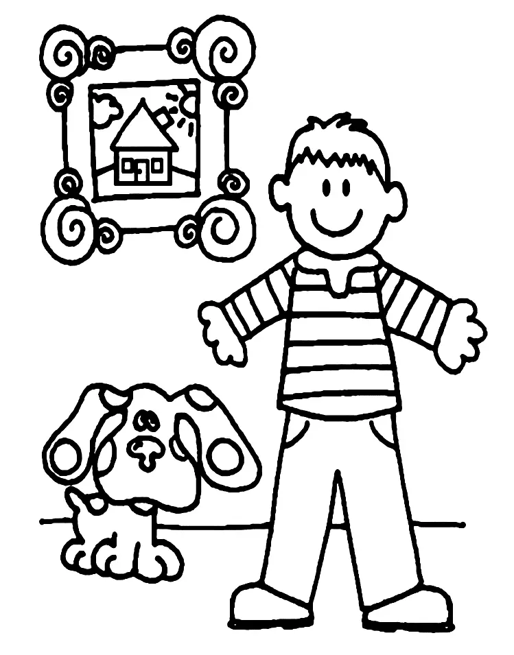 Desenhos de Blues Clues Para Colorir 15