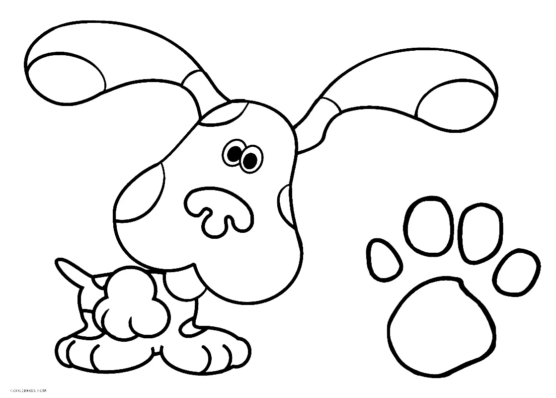 Desenhos de Blues Clues Para Colorir 4