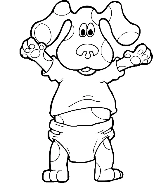 Desenhos de Blues Clues Para Colorir 43