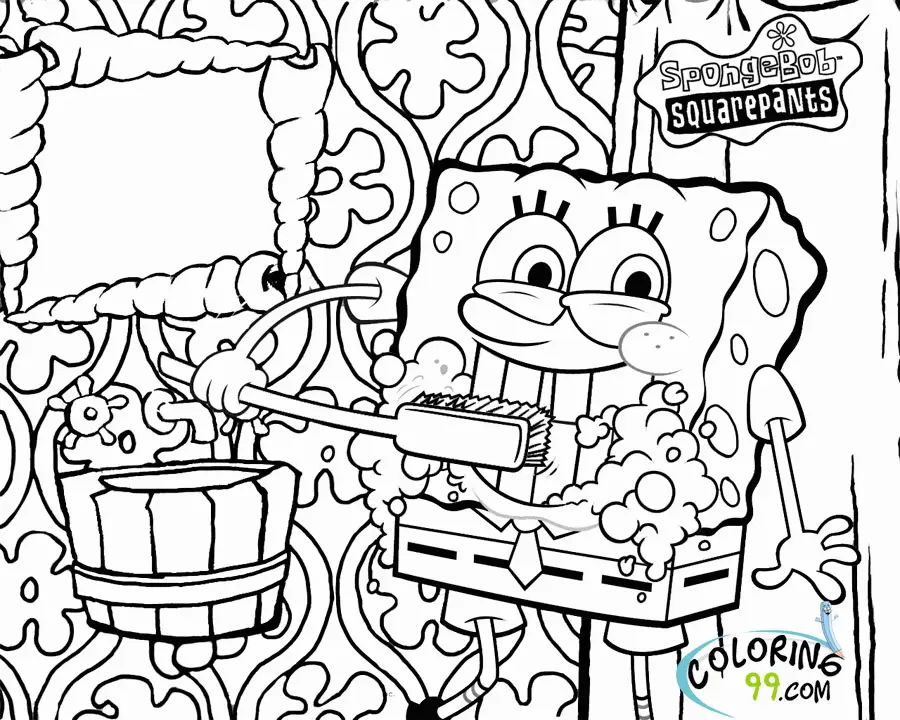 Desenhos de Bob Esponja Para Colorir 13