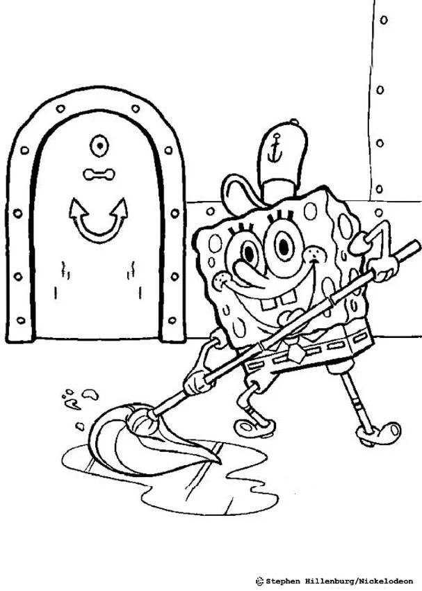 Desenhos de Bob Esponja Para Colorir 21