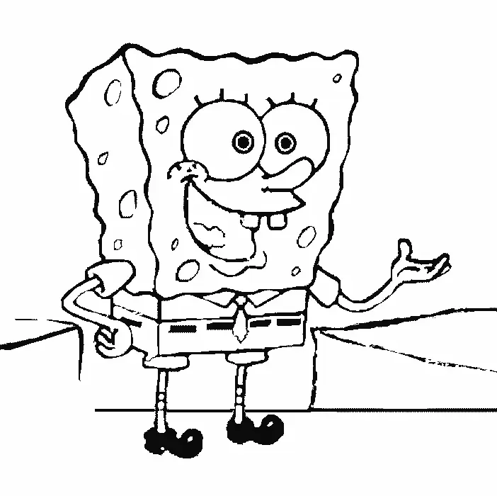 Desenhos de Bob Esponja Para Colorir 22