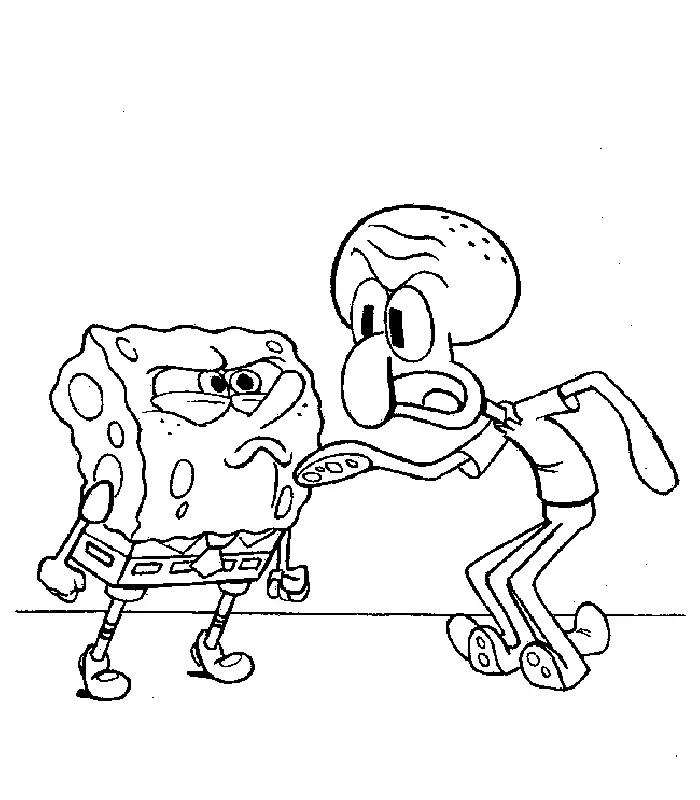 Desenhos de Bob Esponja Para Colorir 28