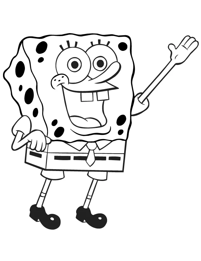 Desenhos de Bob Esponja Para Colorir 3