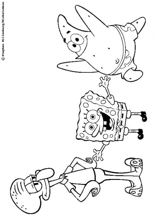 Desenhos de Bob Esponja Para Colorir 38