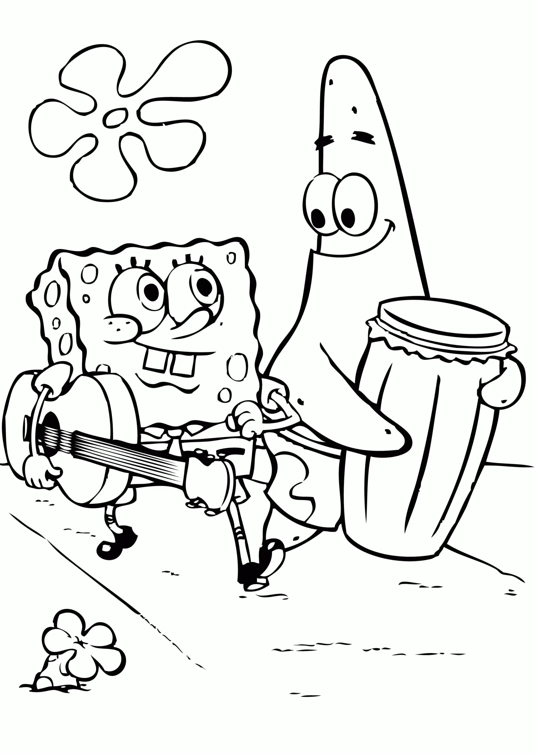 Desenhos de Bob Esponja Para Colorir 41