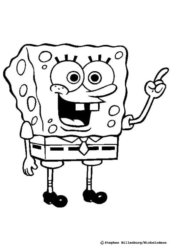 Desenhos de Bob Esponja Para Colorir 43