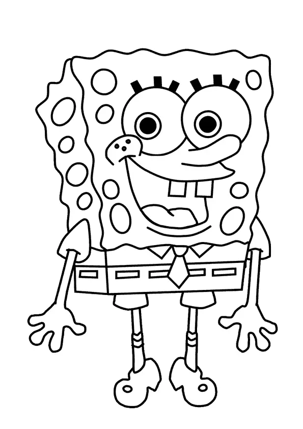 Desenhos de Bob Esponja Para Colorir 44