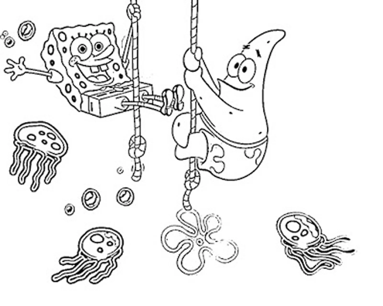 Desenhos de Bob Esponja Para Colorir 48