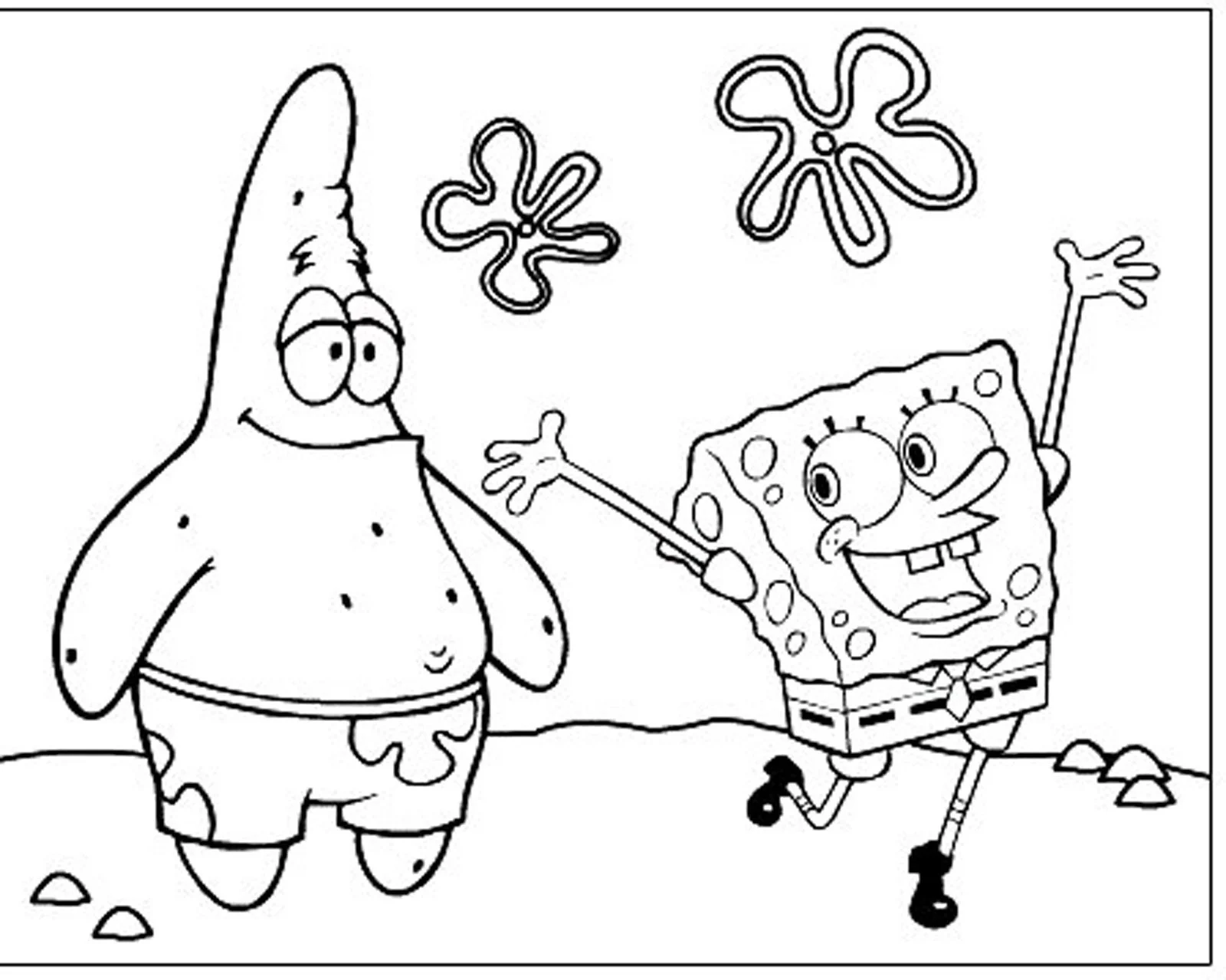 Desenhos de Bob Esponja Para Colorir